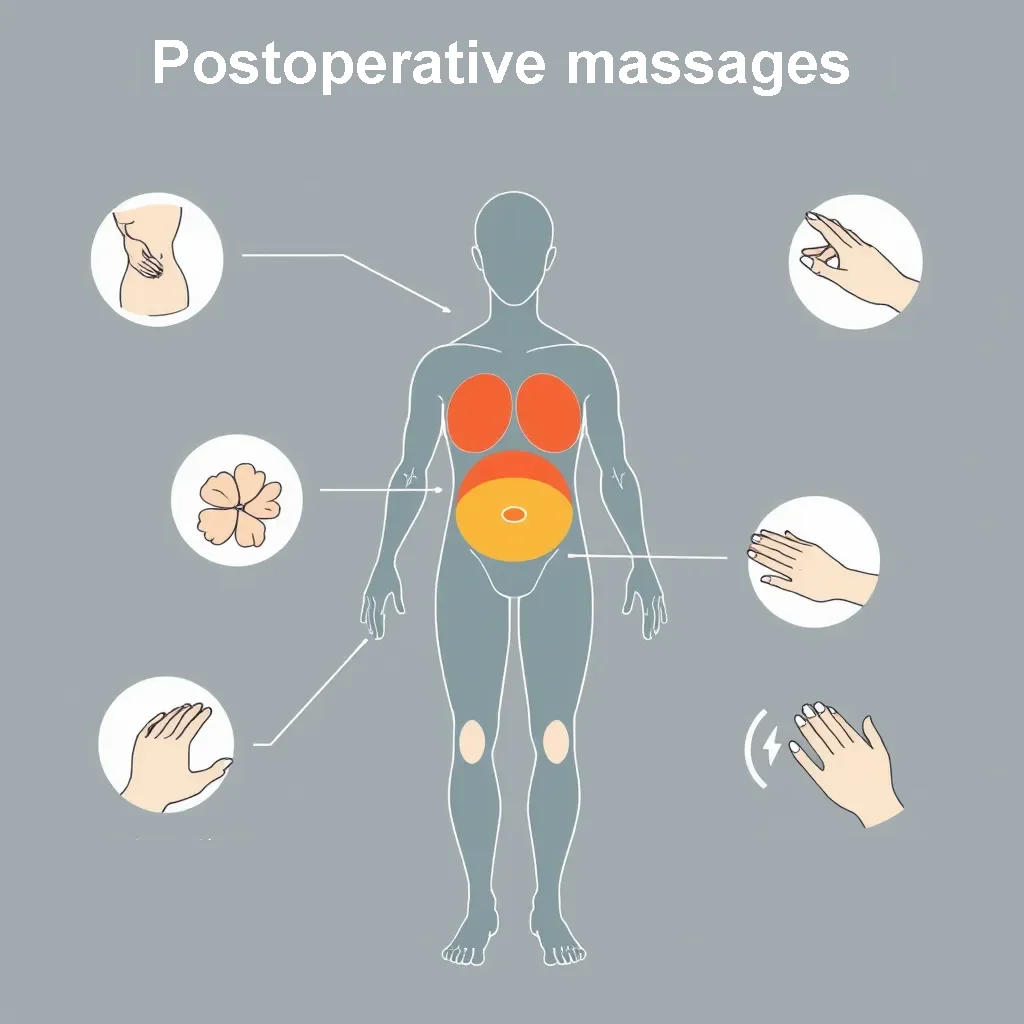 Postoperative massages