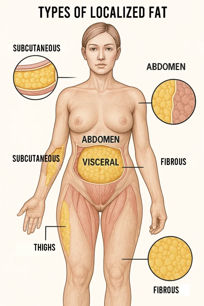 Types of localized fat