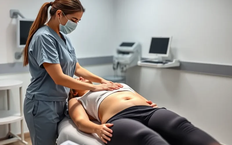 Postoperative massages